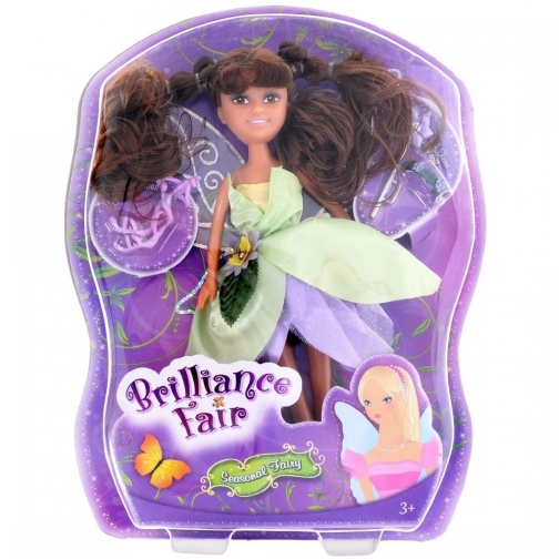 Кукла Brilliance Fair с цветочной диадемой и волшебной палочкой, 26.7 см ABtoys 37704284 3