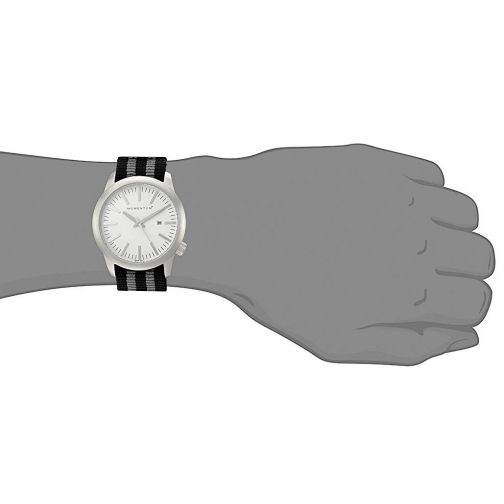 Часы Momentum Logic Steel White, нато полосатый 1M-SP10W7S Momentum by St. Moritz Watch Corp 37687617 2