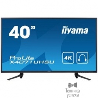 Iiyama IIYAMA 39.5" X4071UHSU-B1 (A) черный MVA LED 3840x2160 3ms 16:9 350cd 178гр/178гр D-Sub HDMI DisplayPort