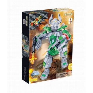 Конструктор Робот, зеленый, 215 деталей BanBao