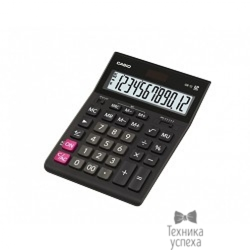 Casio Калькулятор настольный CASIO GR-12(-W-EH) черный Калькулятор 12-разрядный 8941045