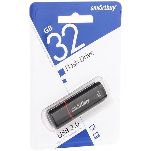 Флеш-накопитель SmartBuy 32Gb USB 2.0/ 3.0 Flash Drive (SB32GBCRW-K) Crown Series 42535398