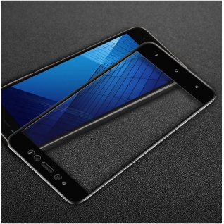 Защитное стекло с рамкой Imak для Xiaomi Redmi Note 5A (черная рамка)