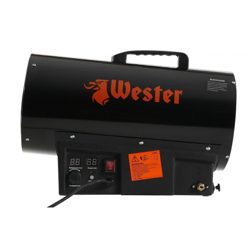 Тепловентилятор газовый WESTER TG-30A 30кВт 1000 куб.м/ч автоподжиг и рег-ка ... 1210169 2