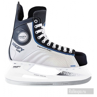 Хоккейные коньки СК (Спортивная коллекция) PROFY Lux Blue 3000 (детские)