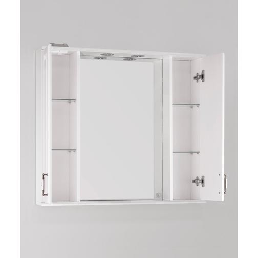 Зеркальный шкаф Style Line Олеандр-2 90/С, белый 42403509 1