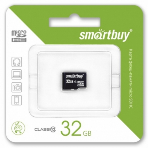 Карта памяти Smartbuy MicroSDHC 32Gb Class 10 SMARTBUY 9279616