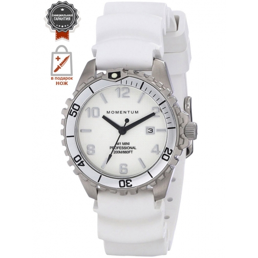Женские часы Momentum M1 Mini Silver 1M-DV07WS1W Momentum by St. Moritz Watch Corp 37687599 2