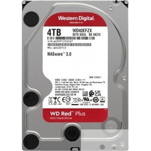 Western digital 4TB WD NAS Red Plus (WD40EFZX) Serial ATA III, 5400- rpm, 128Mb, 3.5