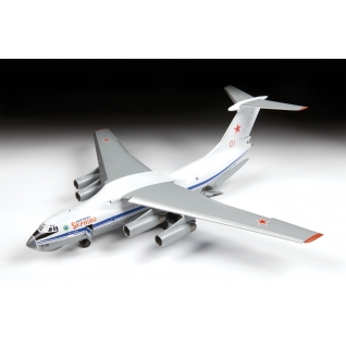 Сборная модель "Российский военно-транспортный самолет Ил-76МД", 1:144 Звезда