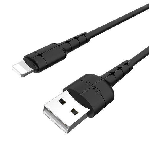 USB дата-кабель Hoco X30 Star Charging data cable for Lightning (1.2 м) Черный 42793329
