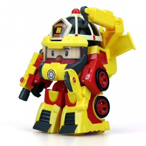 Рой трансформер Robocar Poli 10 см + костюм супер пожарного 37897573 2