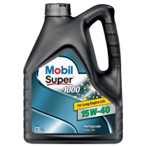 Моторное масло MOBIL Super 1000 X1 15W-40, 4 литра