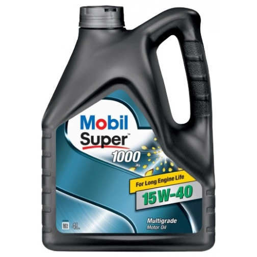 Моторное масло MOBIL Super 1000 X1 15W-40, 4 литра 5927230
