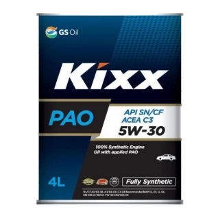 Моторное масло KIXX PAO SN/CF/C3 5W30 4л