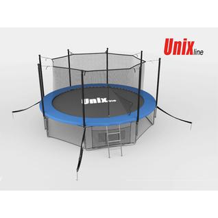UNIX Батут Unix 10 ft с внутр сеткой Синий