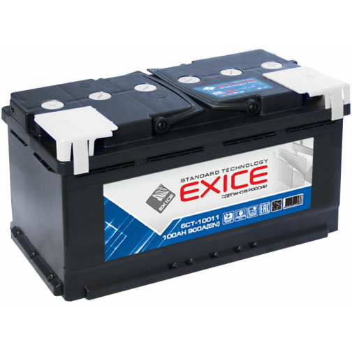 Аккумулятор EXICE STANDARD 6CT- 100N 100 Ач (A/h) прямая полярность - ES 10011 EXICE (ЭКСИС) 6CT- 100N 2060601