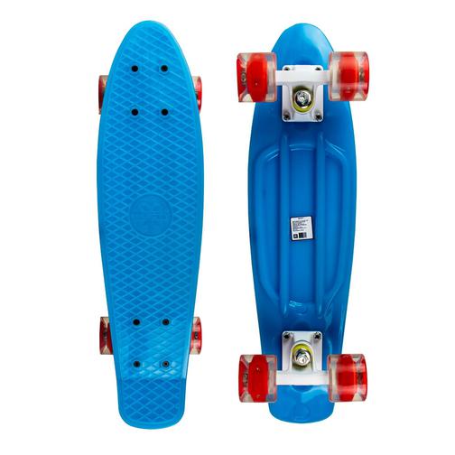 Скейтборд Maxcity Mc Plastic Board Gloss Small, синий 42220940