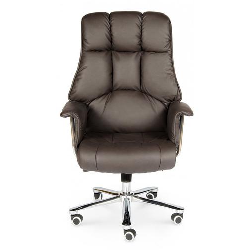 Кресло для руководителя/Президент/cталь + хром/темно-коричневая экокожа NORDEN Chairs 42859357 4