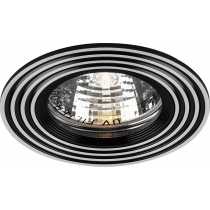 Встраиваемый светильник Feron CD2300 MR16 50W G5.3 серебро/черный