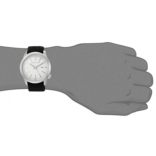 Часы Momentum Logic Steel White, нато 1M-SP10W7B Momentum by St. Moritz Watch Corp 37687616 1