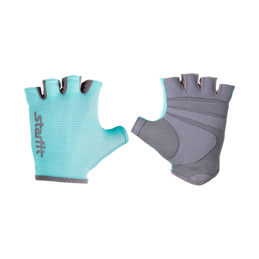 Перчатки для фитнеса Starfit Su-127, мятный/серый размер XS 42300595