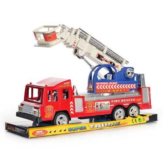 Инерционная пожарная машинка с лестницей Super Truck Shenzhen Toys