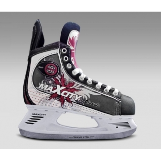 Хоккейные коньки MaxCity Classic Bordo (2012, детские)