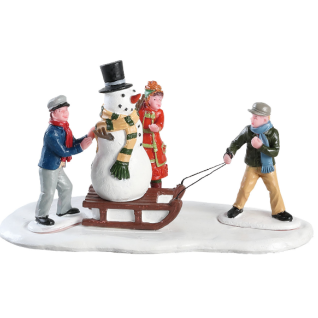 Сувенир Композиция Игры со снеговиком