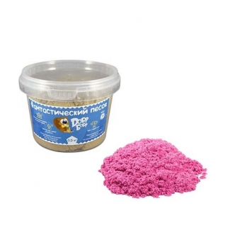 Фантастический песок "DобрБобр", розовый, 500 гр. 1 TOY
