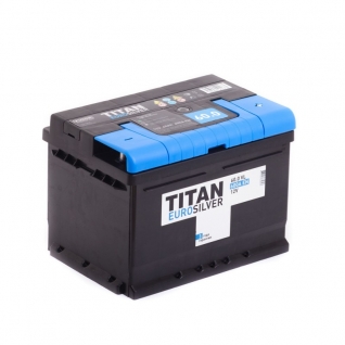 Аккумулятор легковой Titan Euro Silver 6СТ-60.0 (низкий) 60 Ач