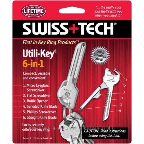 Мультитул Swiss+Tech Utili-Key ST66676 Swiss Tech 37687388 1