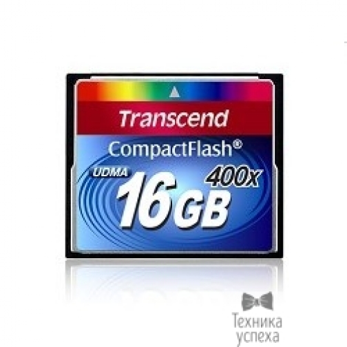 Transcend Compact Flash 16Gb Transcend, High Speed (TS16GCF400) 400-x 2746336