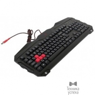 A-4Tech Клавиатура A4Tech B210 черный USB Multimedia Gamer LED 1032492