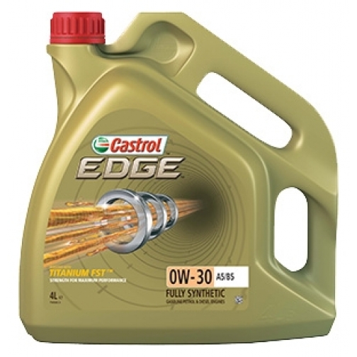 Моторное масло CASTROL EDGE Titanium 0W30 A5/B5 синтетическое 4 литра 5927006
