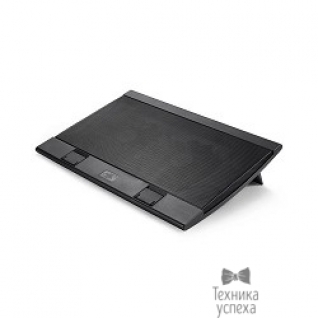 Deepcool DEEPCOOL WIND PAL FS black (Подставка для охлаждения ноутбука (16шт/кор,до 15.6",Супертонкий 2,4см, 2xUSB, 2x140mm вентилятор, регулятор скор-ти, черный) Retail bo)
