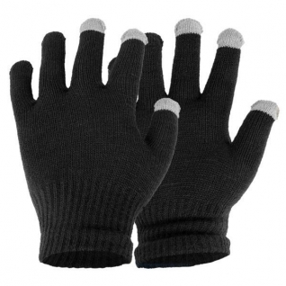 Перчатки Touchscreen Herren-Handschuhe schwarz
