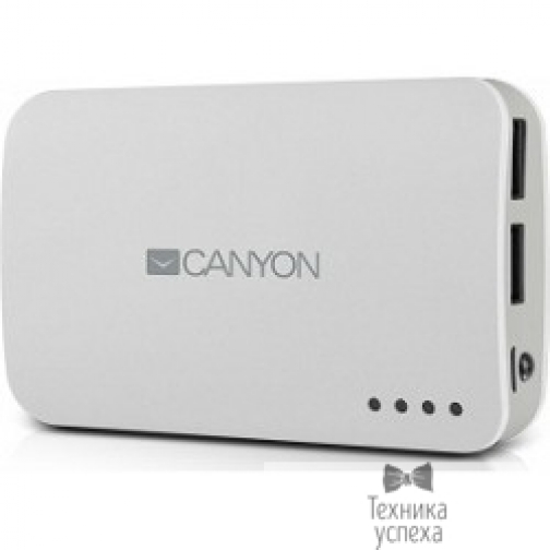 Canyon CANYON CNE-CPB78W White color portable battery charger with 7800mAh, micro USB input 5V/1A and USB output 5V/1A(max.) 8921011