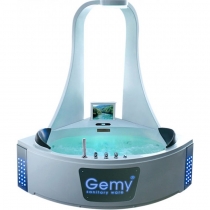 Акриловая ванна Gemy с гидромассажем (G9069 O)