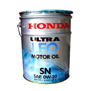 Моторное масло HONDA 0W20 SN 20л Ultra LEO синтетика арт. 0821799977