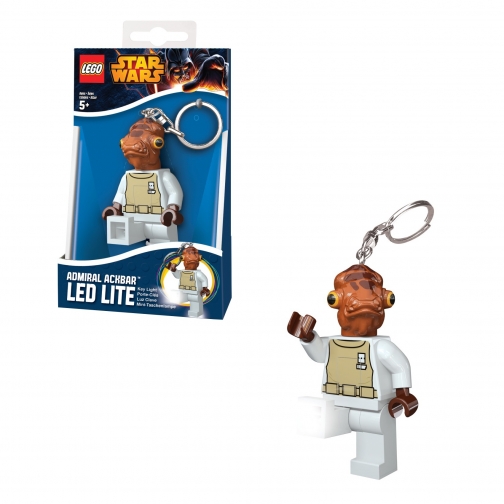 Брелок-фонарик Lego Star Wars - Адмирал Акбар 37712706