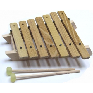 Ксилофон деревянный малая пентатоника, 7 нот, XRP-007