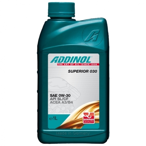 Моторное масло Addinol Superior 030 (ранее Extra Light MV 038) 0W30 1л 37640572