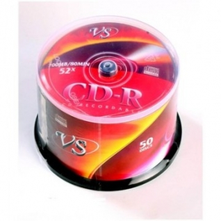 Носители информации VS CD-R 700MB 52x Cake/50
