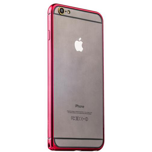 Бампер металлический iBacks Colorful Essence Aluminum Bumper для iPhone 6s Plus/ 6 Plus (5.5) (ip60091) Red 42530512