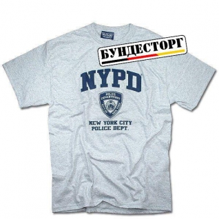 Футболка NYPD, цвет серый
