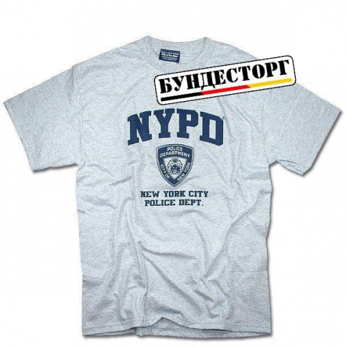 Футболка NYPD, цвет серый 5025824