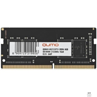 Qumo QUMO DDR4 SODIMM 8GB QUM4S-8G2133C15/QUM4S-8G2133P15 PC4-17000, 2133MHz