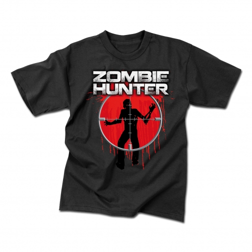 Rothco Футболка Rothco Zombie Hunter, цвет черный 5017885