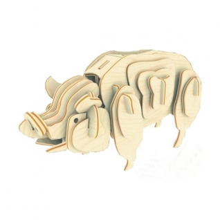Сборная деревянная модель "Свинья", серия М МДИ